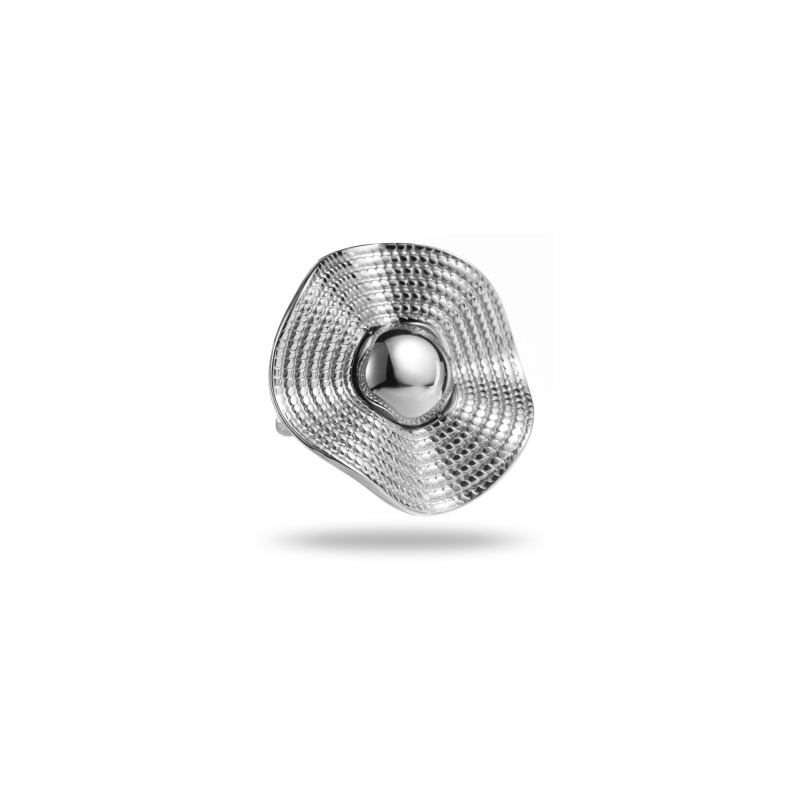 Wholesaler Satine - Pearl Ring with Irregular Discs