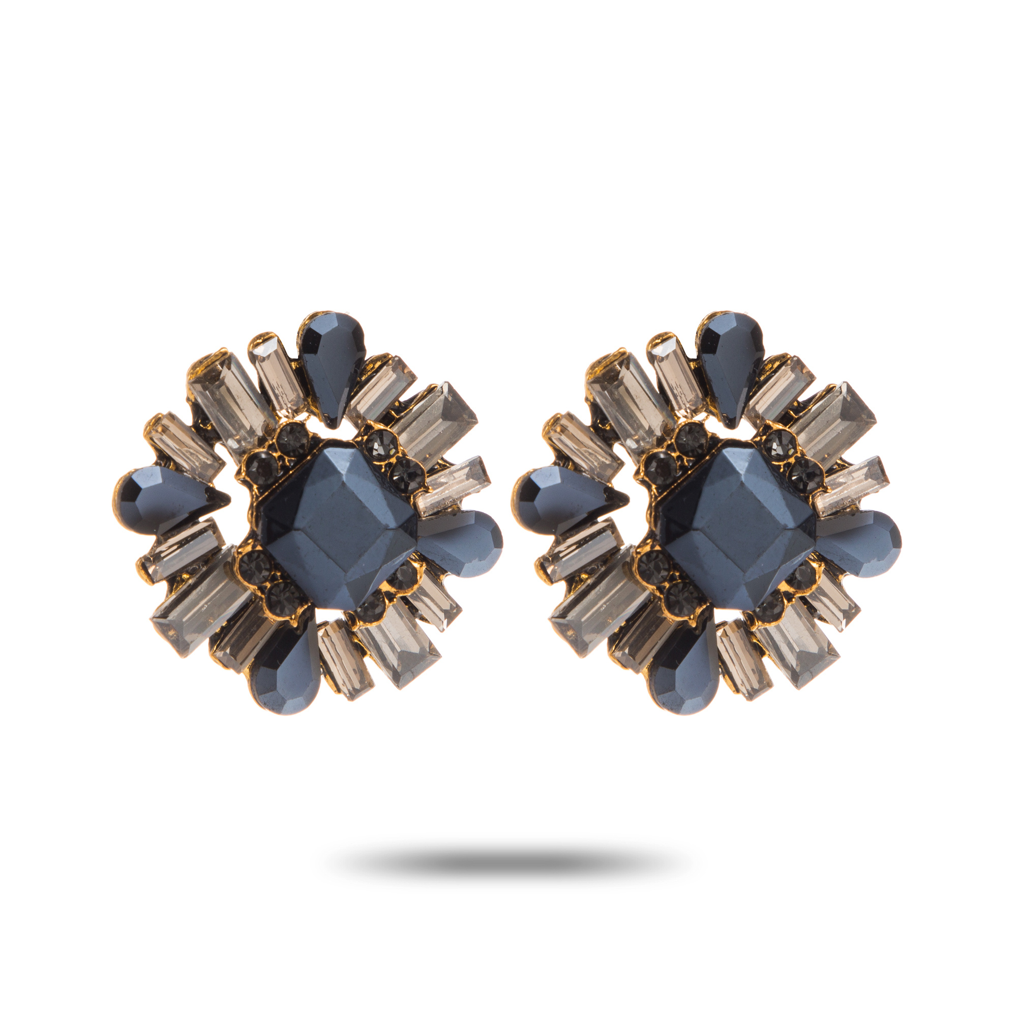 Großhändler Satine - Strass-Ohrringe