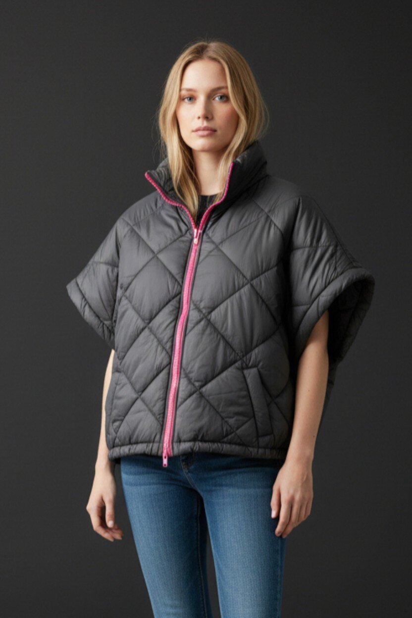 Grossiste Saturne Paris - Big Size Exclusive - Doudoune Cape