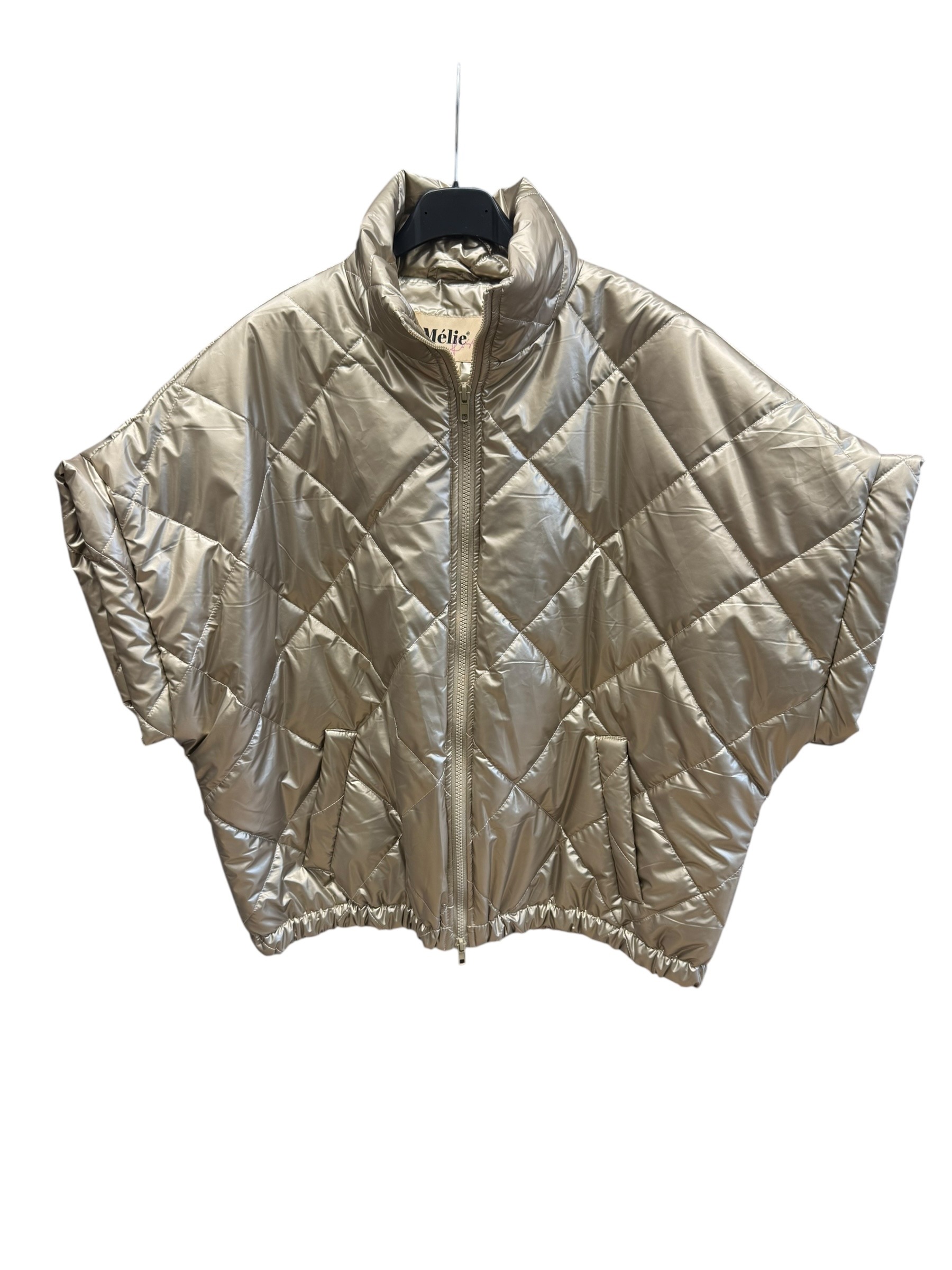 DOUDOUNE FINE MI MANCHE MUNIE DE DEUX POCHES À L'AVANT