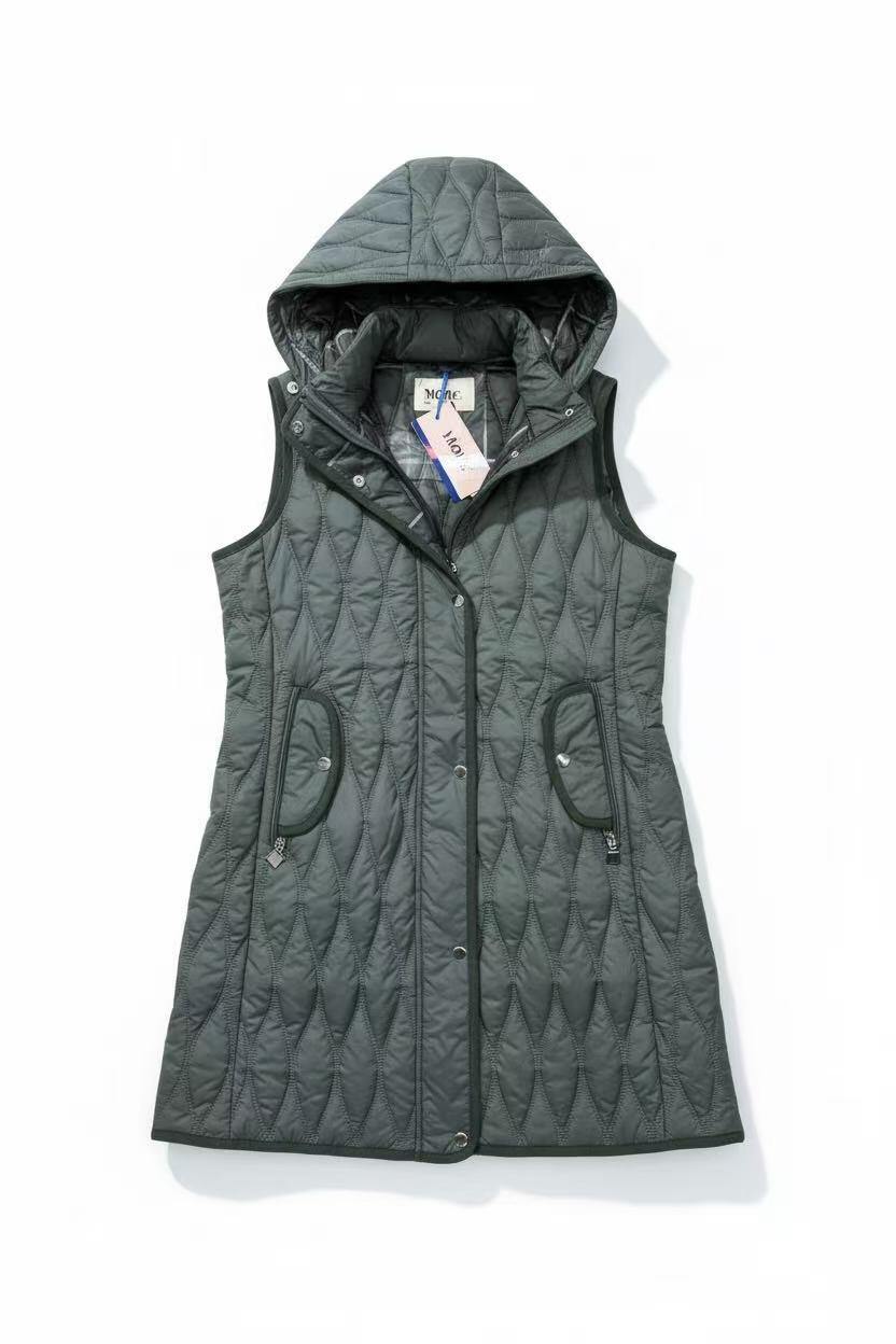 Grossista Saturne Paris - Big Size Exclusive - WM373 Gilet Lungo Senza Maniche