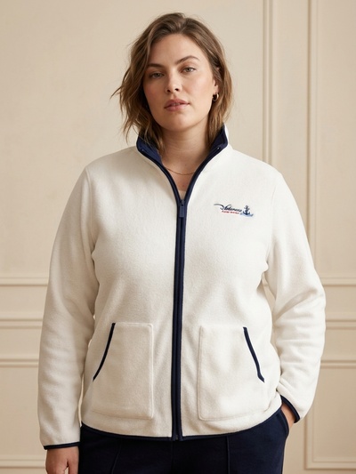 Grossiste Saturne Paris - Big Size Exclusive - Veste polaire zippée LH76 – Grossiste vêtements femme et homme – Mixte, Col contrasté – Tailles 38 à 50 Grossiste Saturne Paris - Big Size Exclusive - Veste polaire zippée LH76 – Grossiste vêtements femme et homme – Mixte, Col contrasté – Tailles 38 à 50