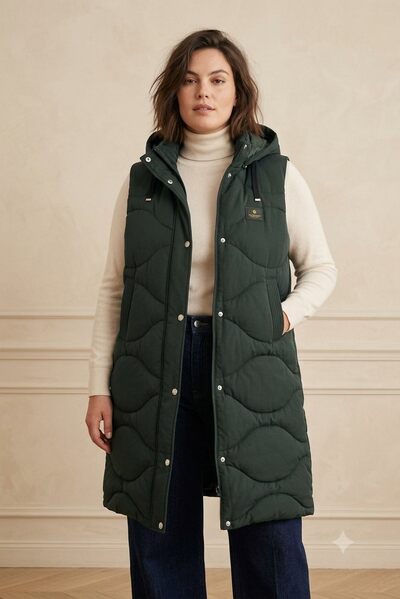 Grossiste Saturne Paris - Big Size Exclusive - AL293 Longue Doudoune Sans Manches – Manteau Femme en Gros – Capuche Fixe – Tailles 38 à 54 (Grande Taille) Grossiste Saturne Paris - Big Size Exclusive - AL293 Longue Doudoune Sans Manches – Manteau Femme en Gros – Capuche Fixe – Tailles 38 à 54 (Grande Taille)