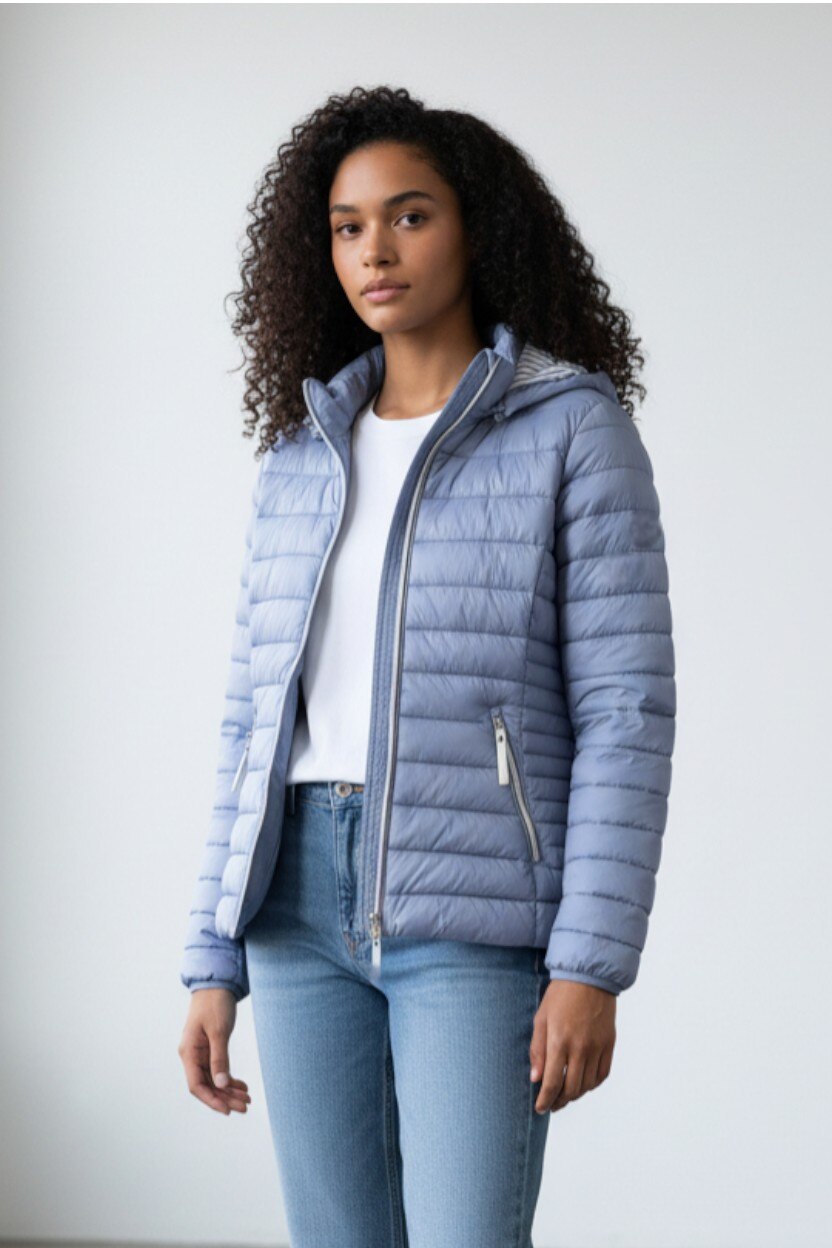 Großhändler Saturne Paris - Big Size Exclusive - TG57 Leichte Daunenjacke