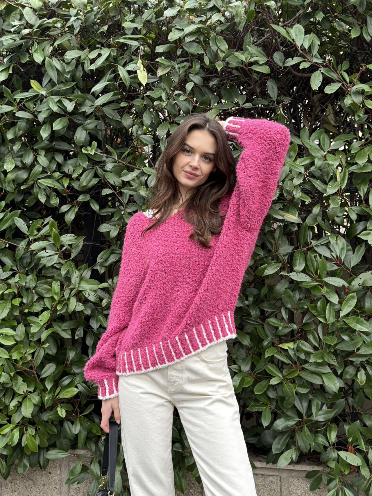 Wholesaler SAVANA - Long-sleeved wool and alpaca sweater
