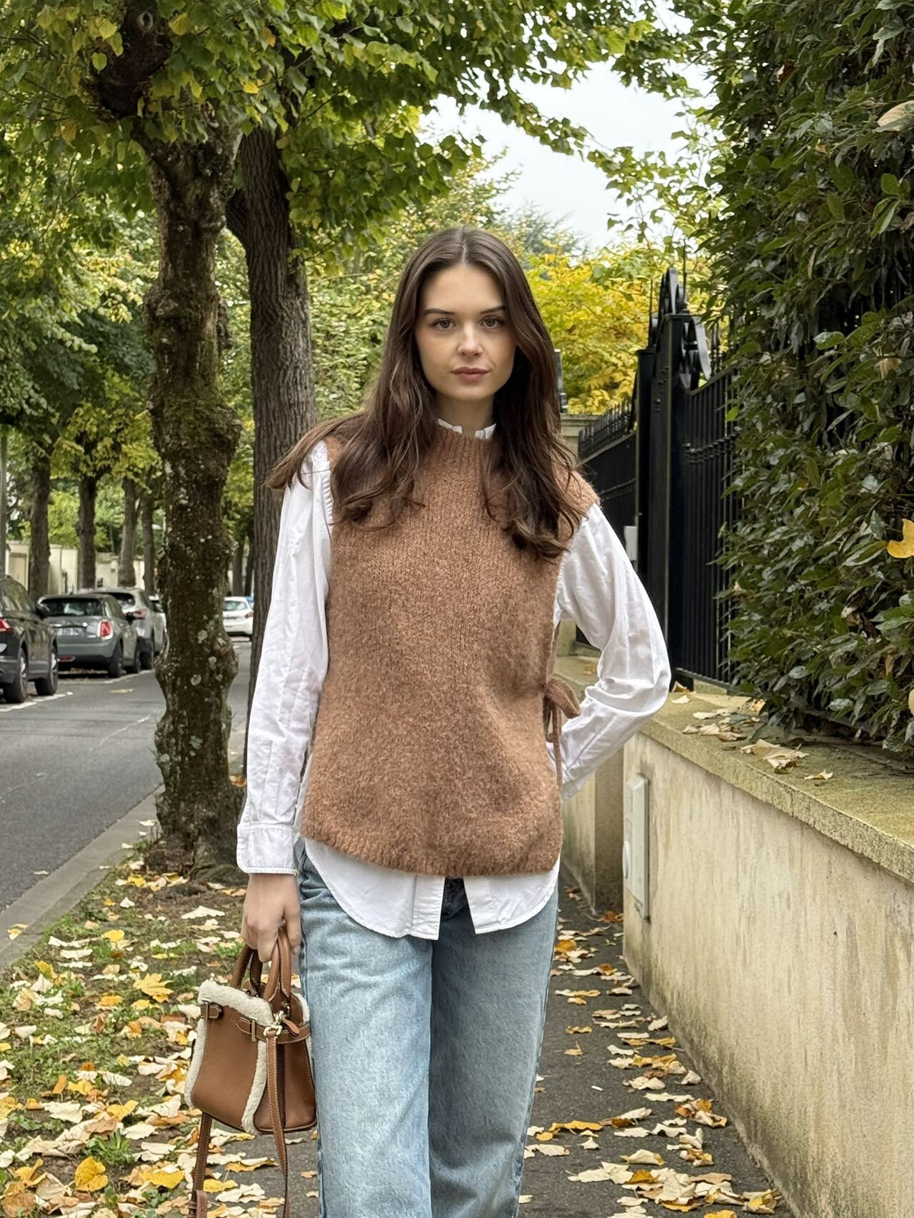 Wholesaler SAVANA - Sleeveless sweater in baby alpaca and wool