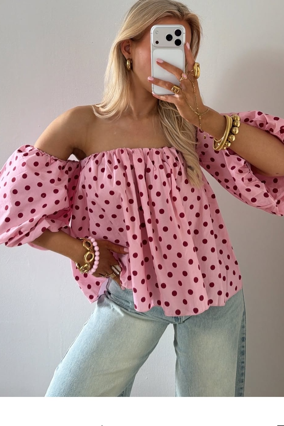 Mayorista Schilo-Jolie - Blusa de lunares