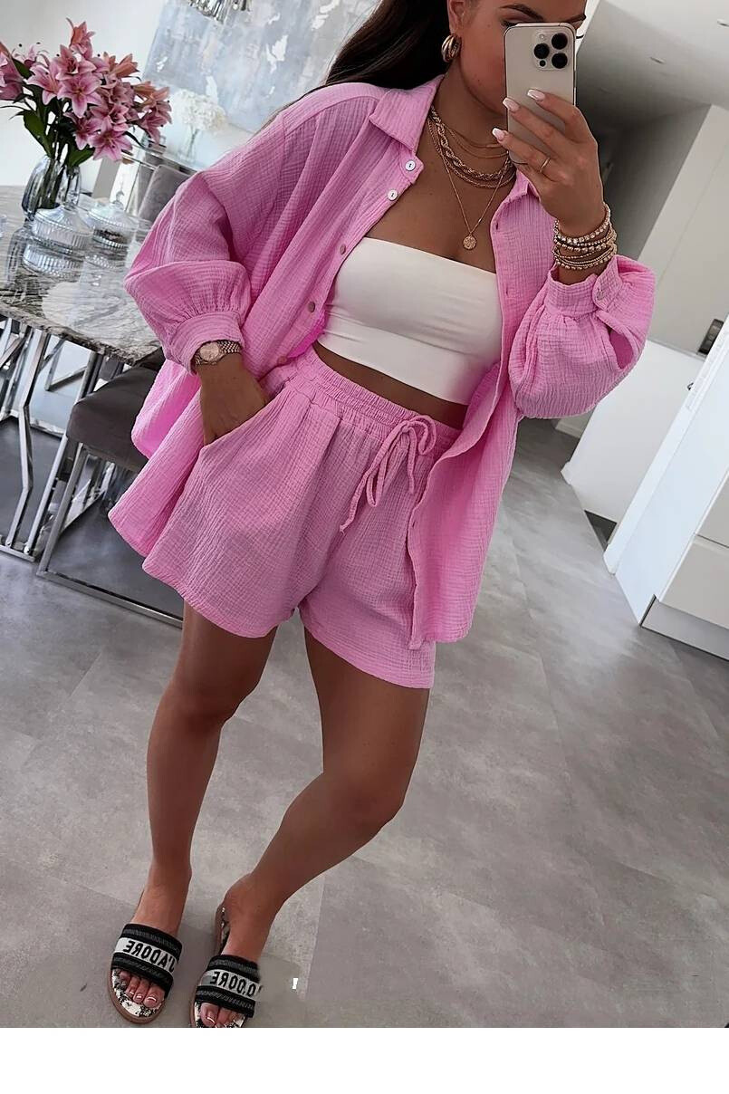 Grossiste Schilo-Jolie - ENSEMBLES COTON SHORT