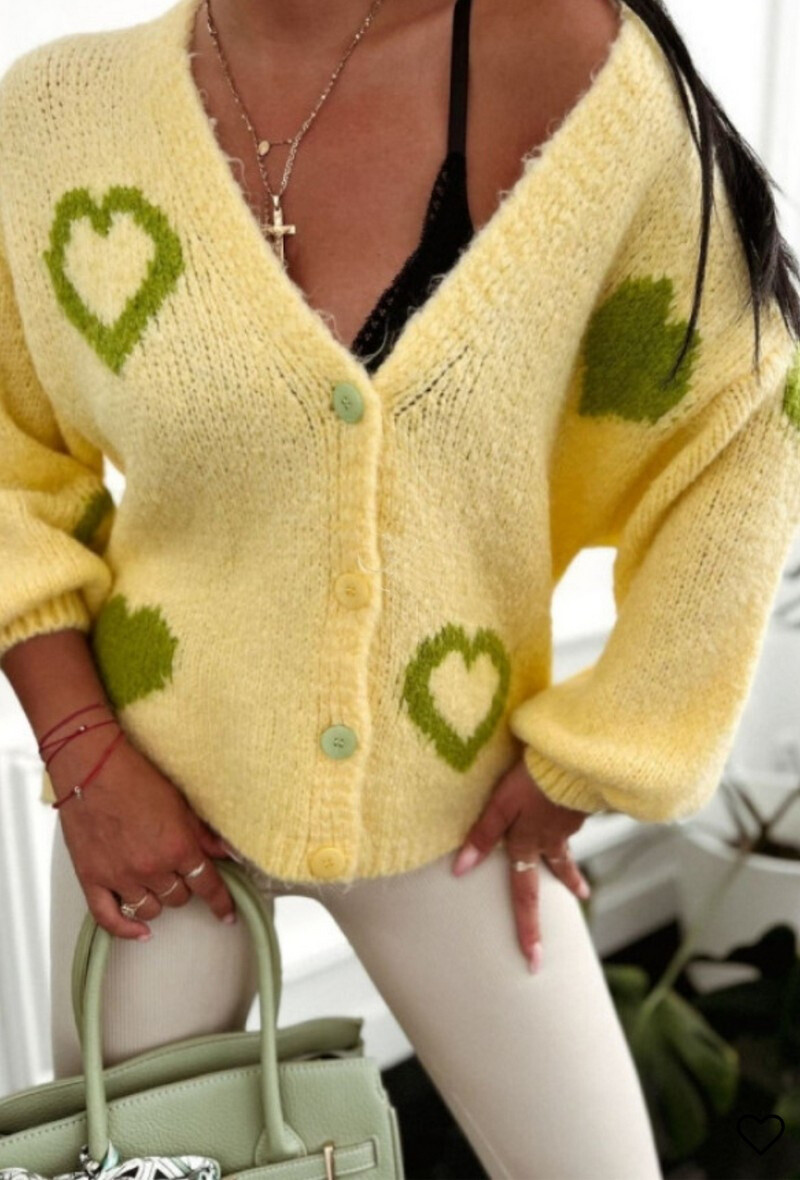 Grossiste Schilo-Jolie - GILETS LAINE CROCHET COEUR