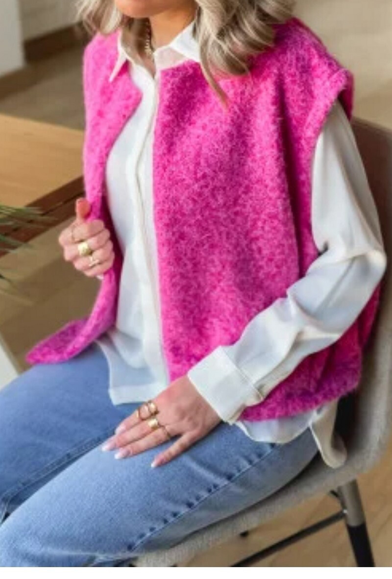 Grossiste Schilo-Jolie - GILET LAINER SANS MANCHES AVEC 2 POCHES