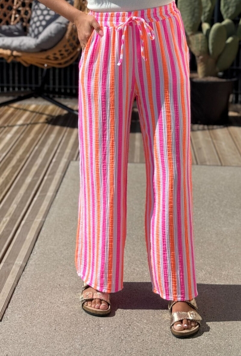 Grossiste Schilo-Jolie - PANTALONS GAZE COTON