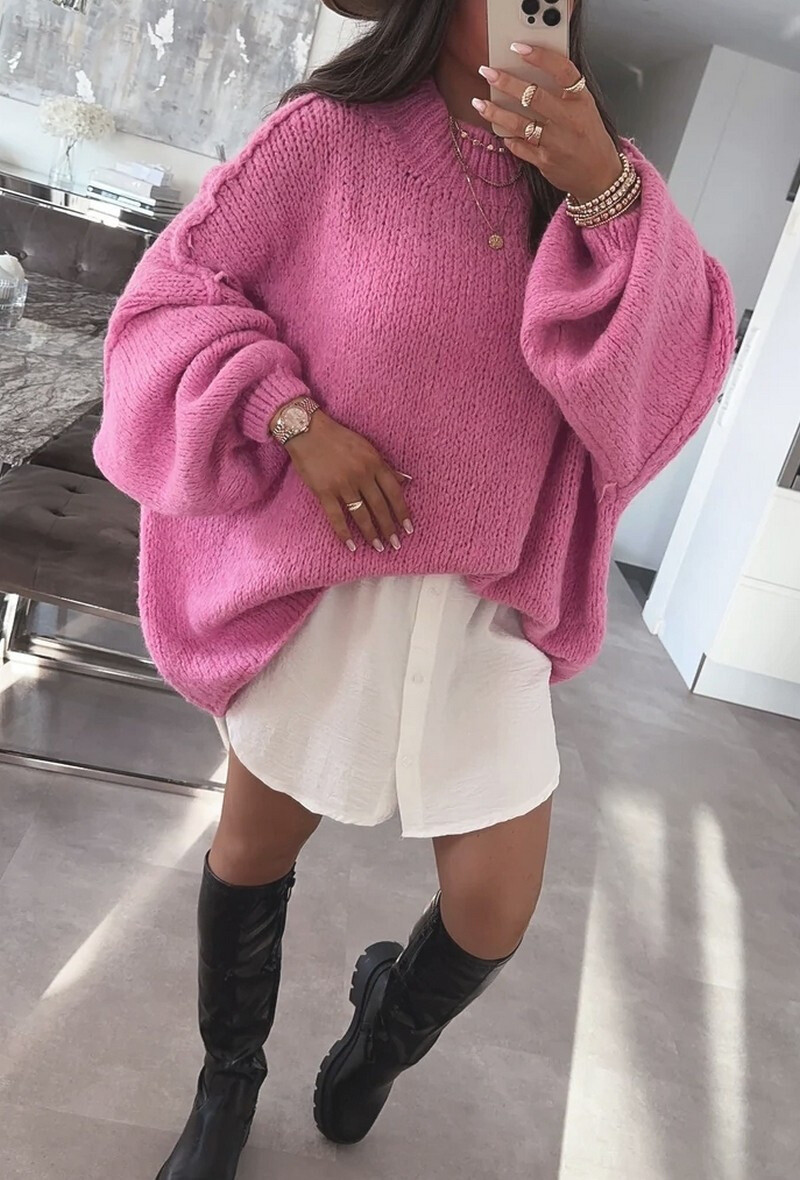 Grossista Schilo-Jolie - Maglione in maglia di lana morbidissimo