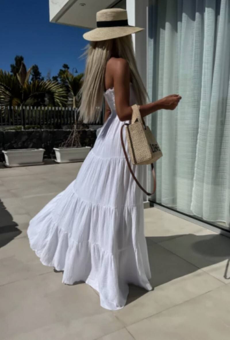 Wholesaler Schilo-Jolie - COTTON GAUZE BUSTIER DRESSES