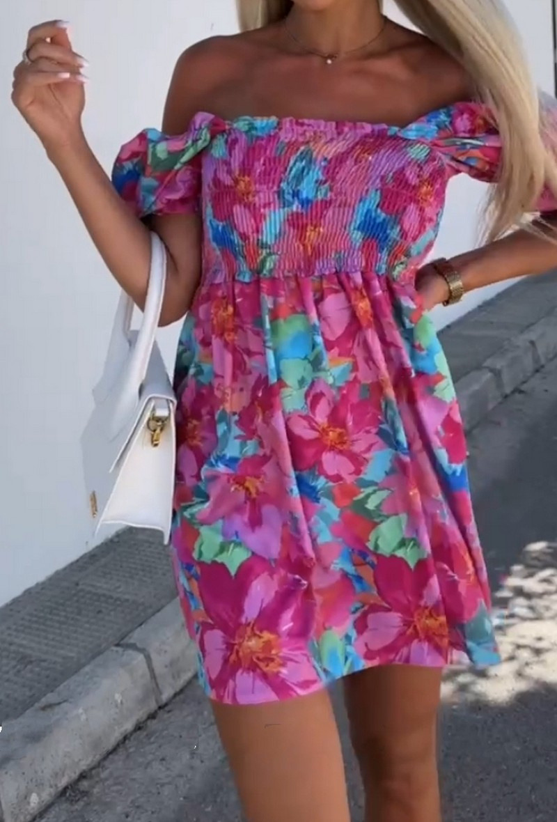 Grossiste Schilo-Jolie - Robe imprimée fleurie