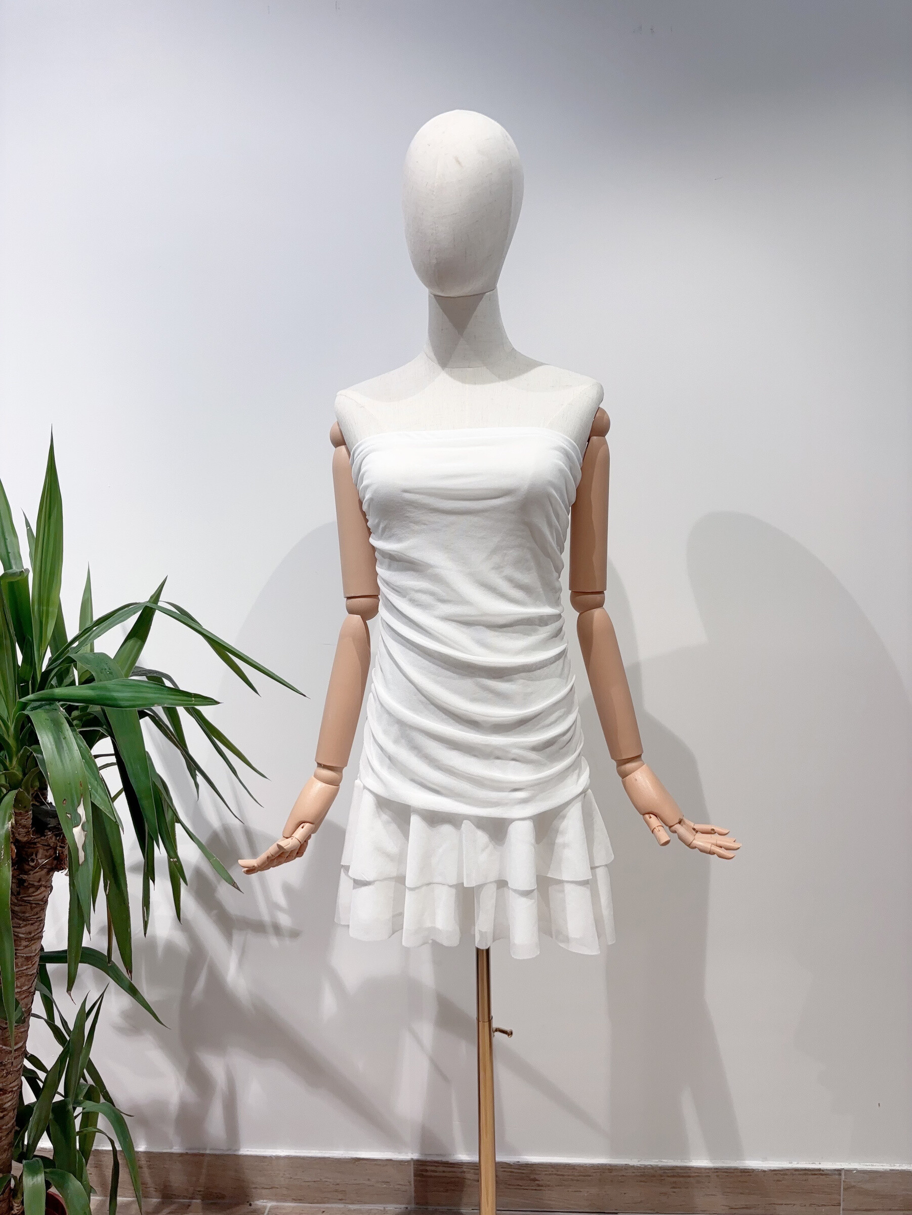 Grossiste See Modern - Bustier bas volant en matière résille