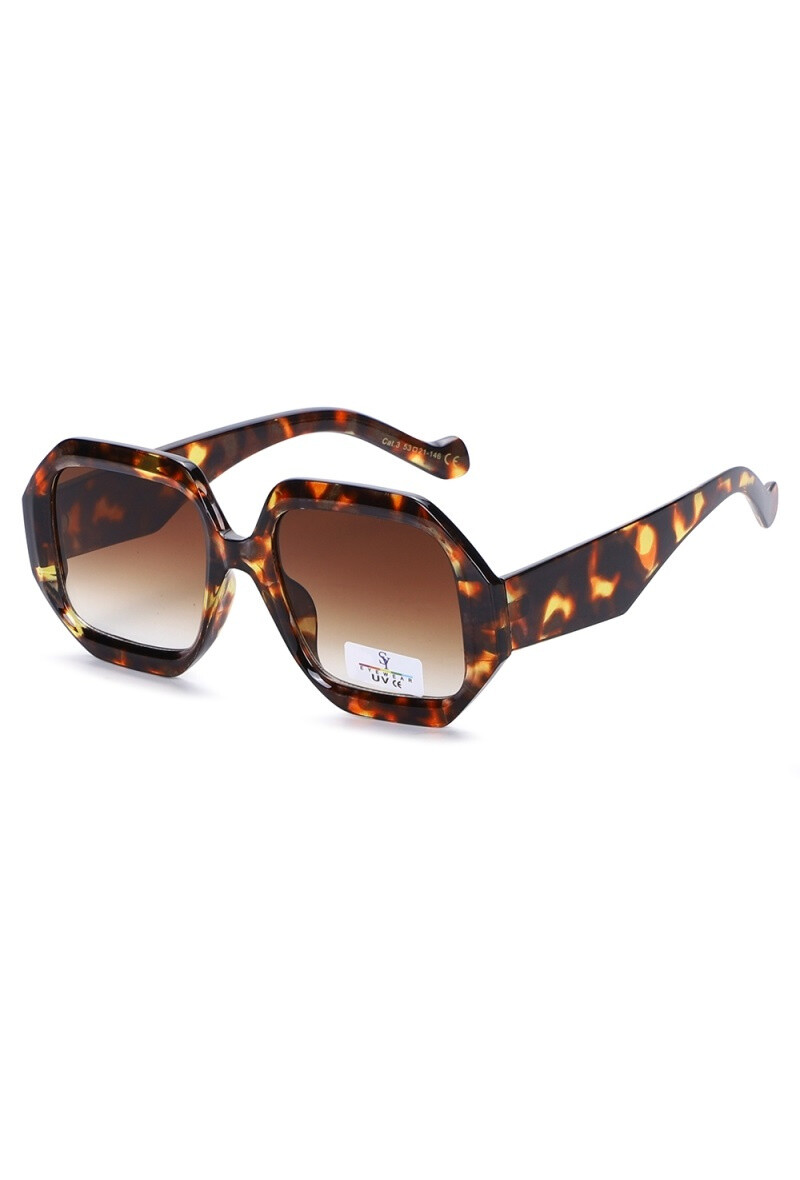Lunettes de soleil - Brun - 1 - grand format