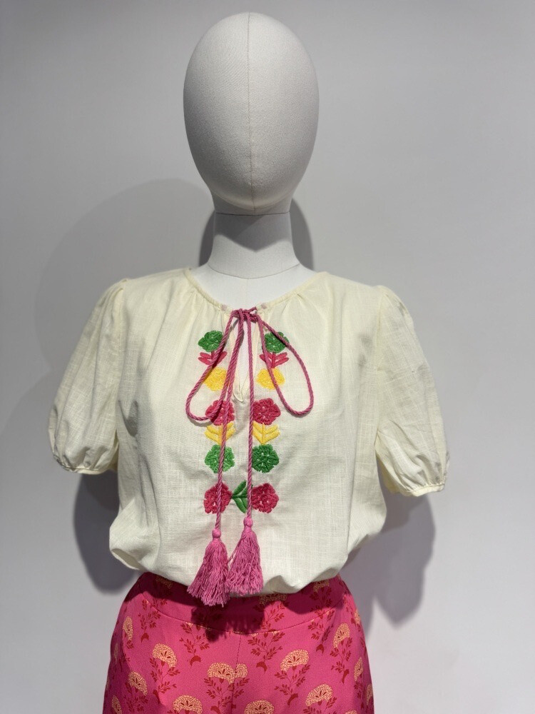 Grossiste Seelly - Blouse brodée