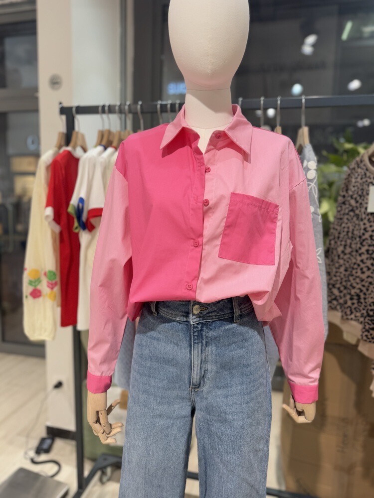 Grossiste Seelly - Chemise bi-couleur