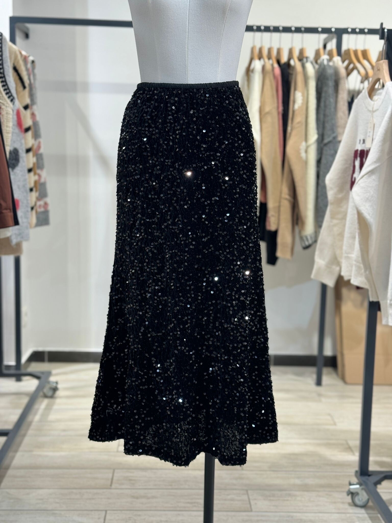Wholesaler Seelly - Sequin skirt, elastic waist
