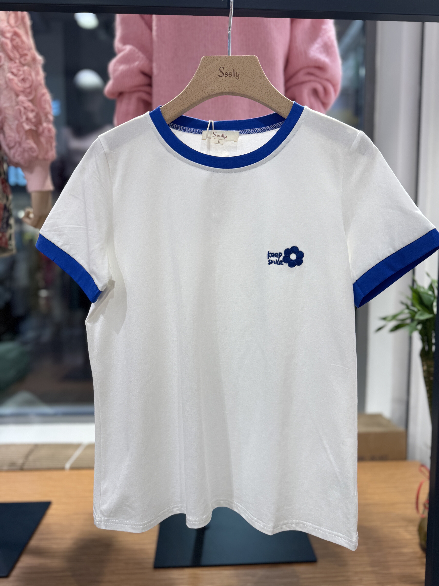 Grossiste Seelly - T-shirt "Keep smile"