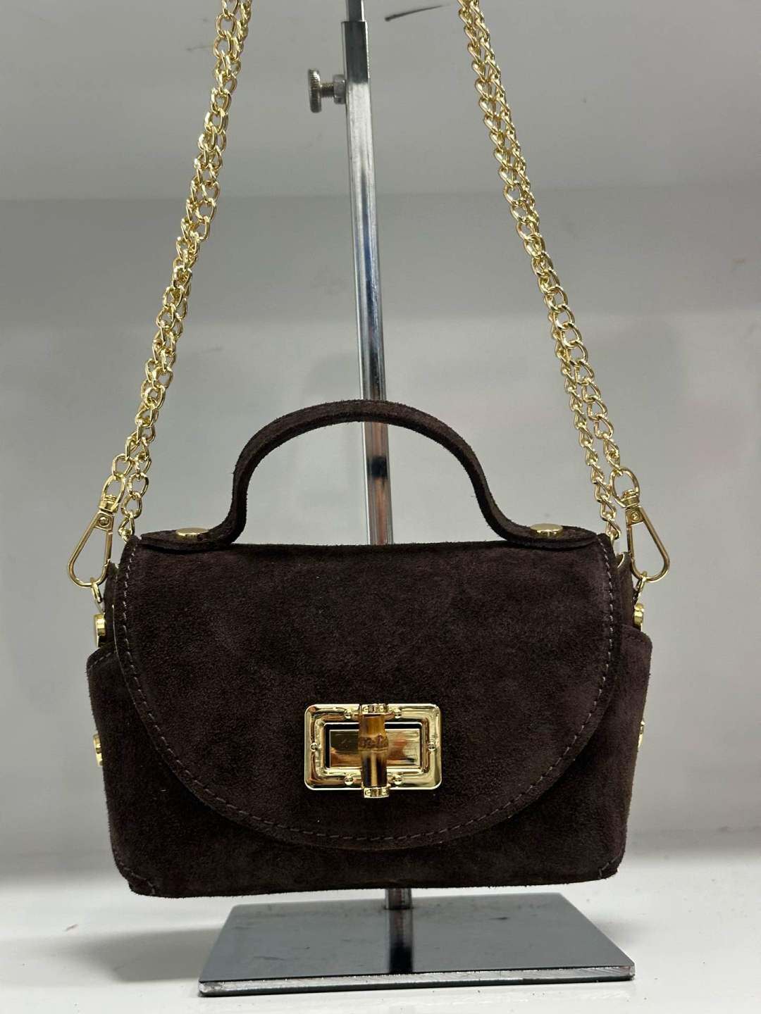 Großhändler SELINA & CO - ECHTE WILDLEDER-TASCHE HERGESTELLT IN ITALIEN