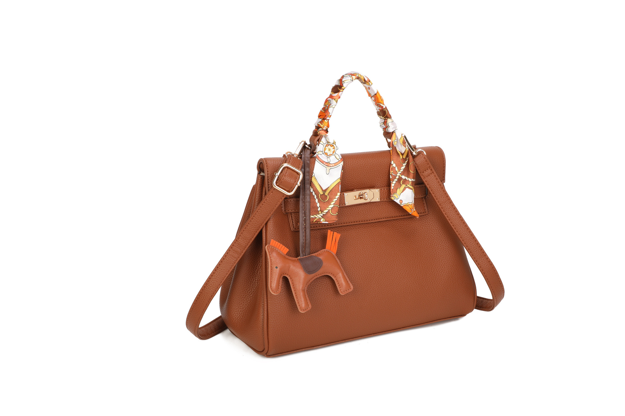 Grossista SELINA & CO - BORSA GRANDE A MANO CON FOULARD