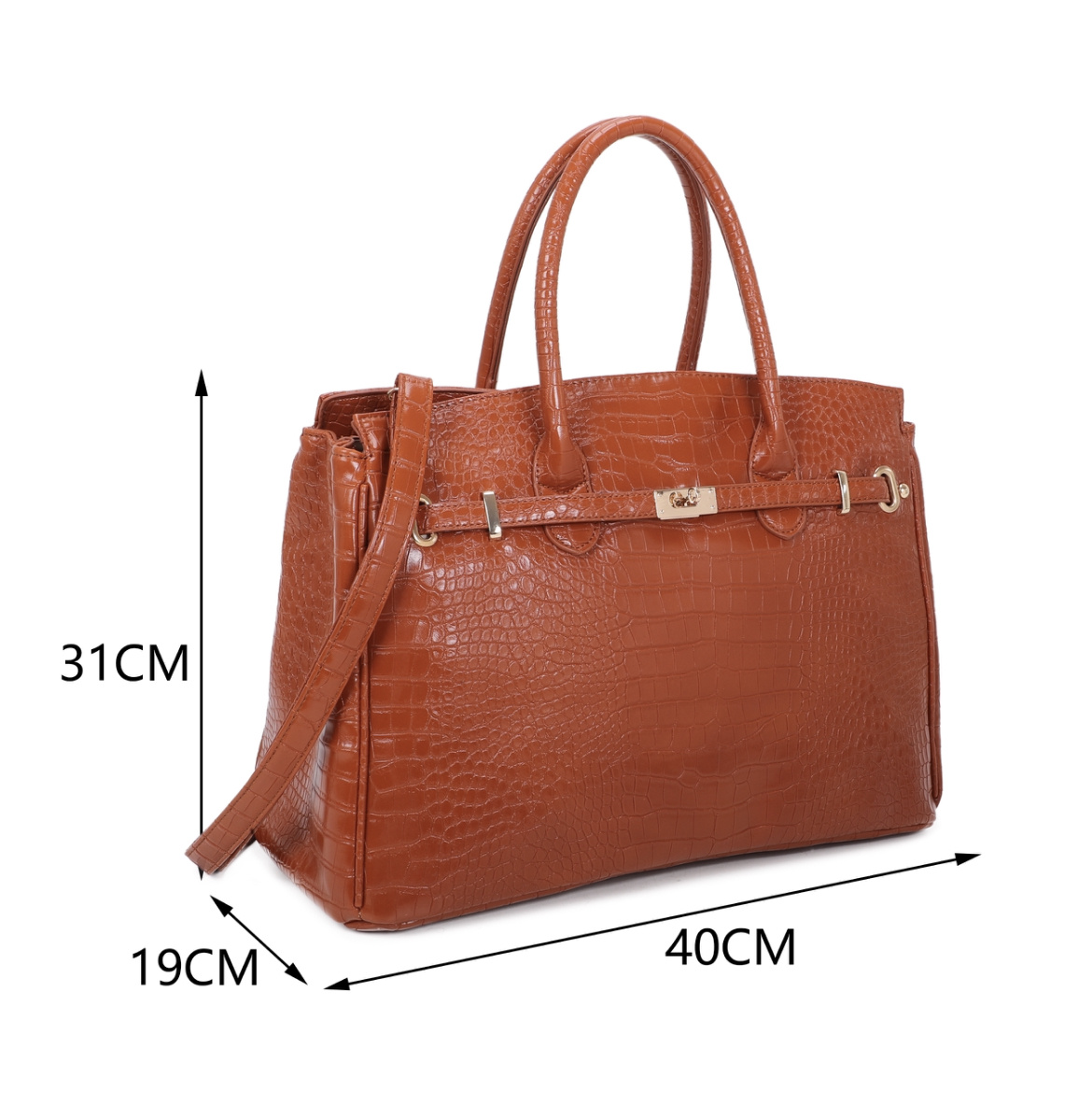 Grossiste SELINA & CO - GRAND SAC IMPRIMÉ CROCODILE