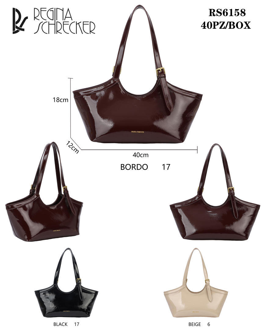 Wholesaler SELINA & CO - GLOSSY PATENT LEATHER BAG