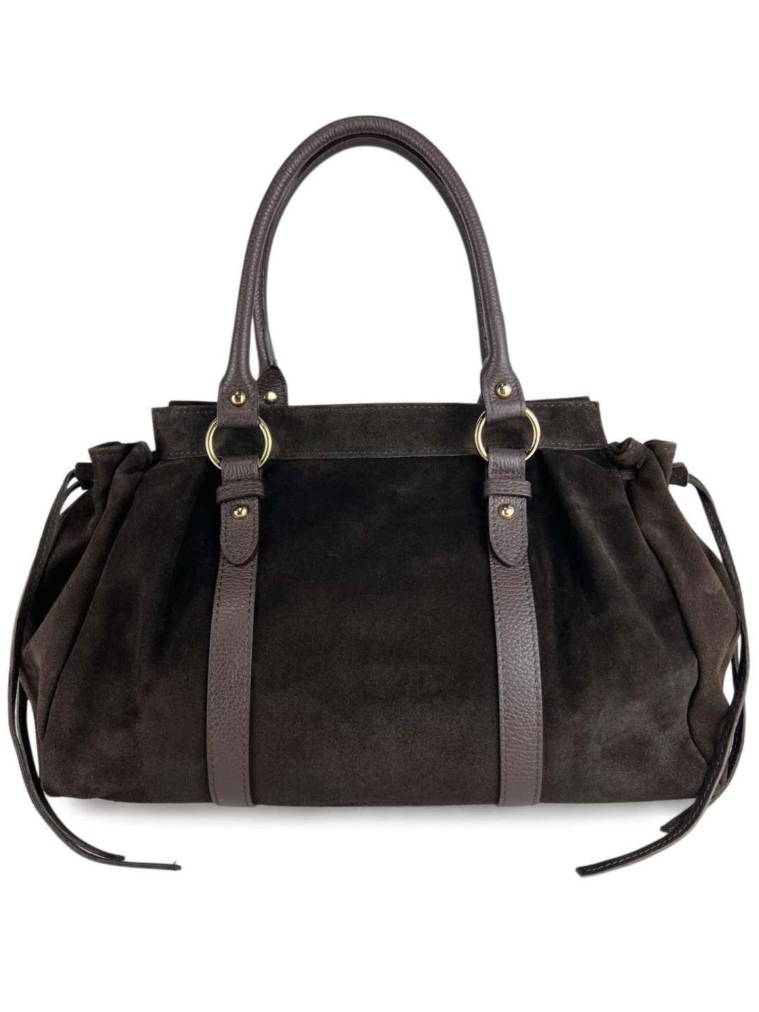 Wholesaler SELINA & CO - MAXI BAG IN SUEDE GENUINE LEATHER MADE IN ITALY