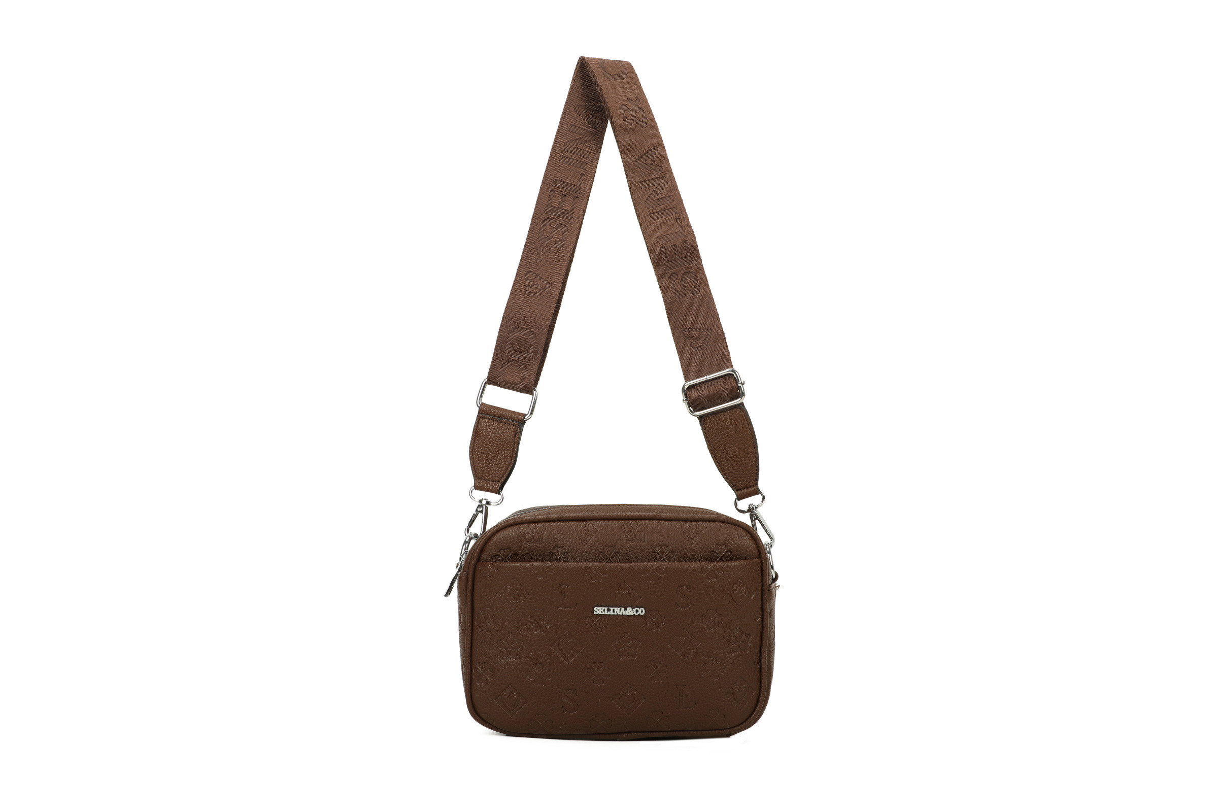 Wholesaler SELINA & CO - CROSSBODY BAG WITH MONOGRAM PRINT