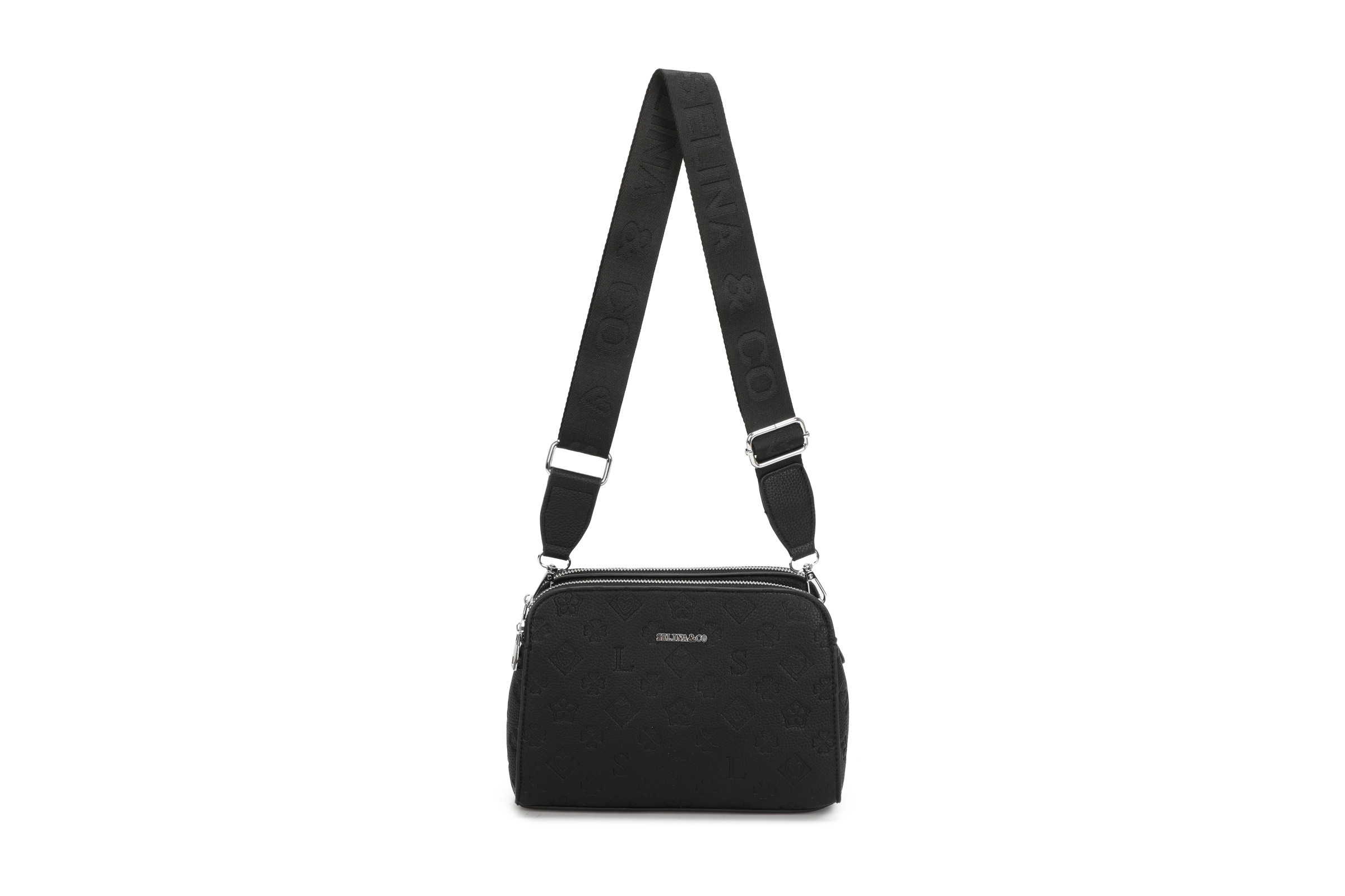 Wholesaler SELINA & CO - MONOGRAM PRINTED CROSSBODY BAG