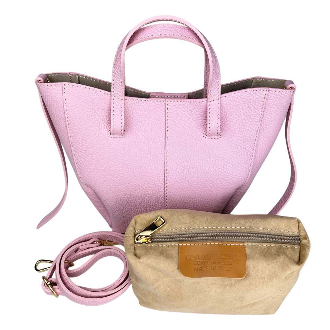 Mayorista SELINA & CO - BOLSO DE CUERO AUTÉNTICO MEDIANO HECHO EN ITALIA