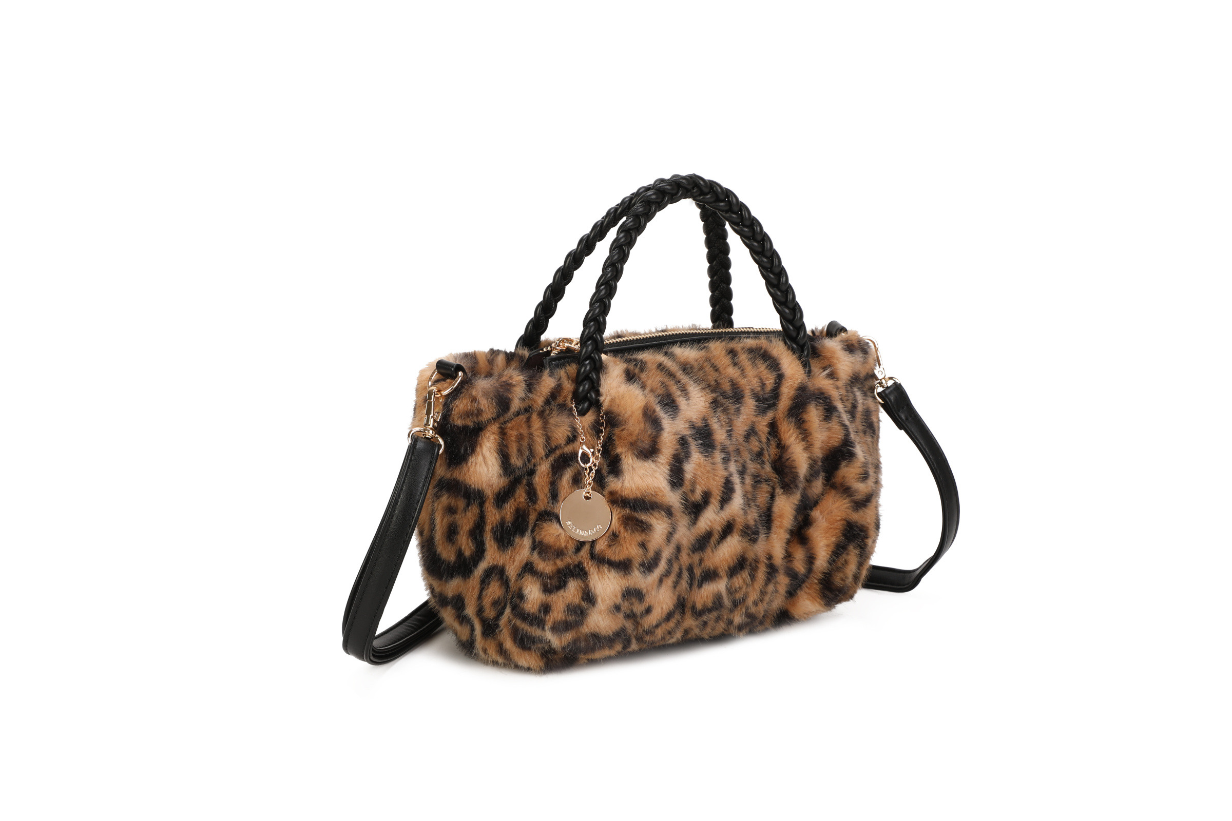 Wholesaler SELINA & CO - VEGAN LEATHER BAG WITH BRAIDED HANDLE