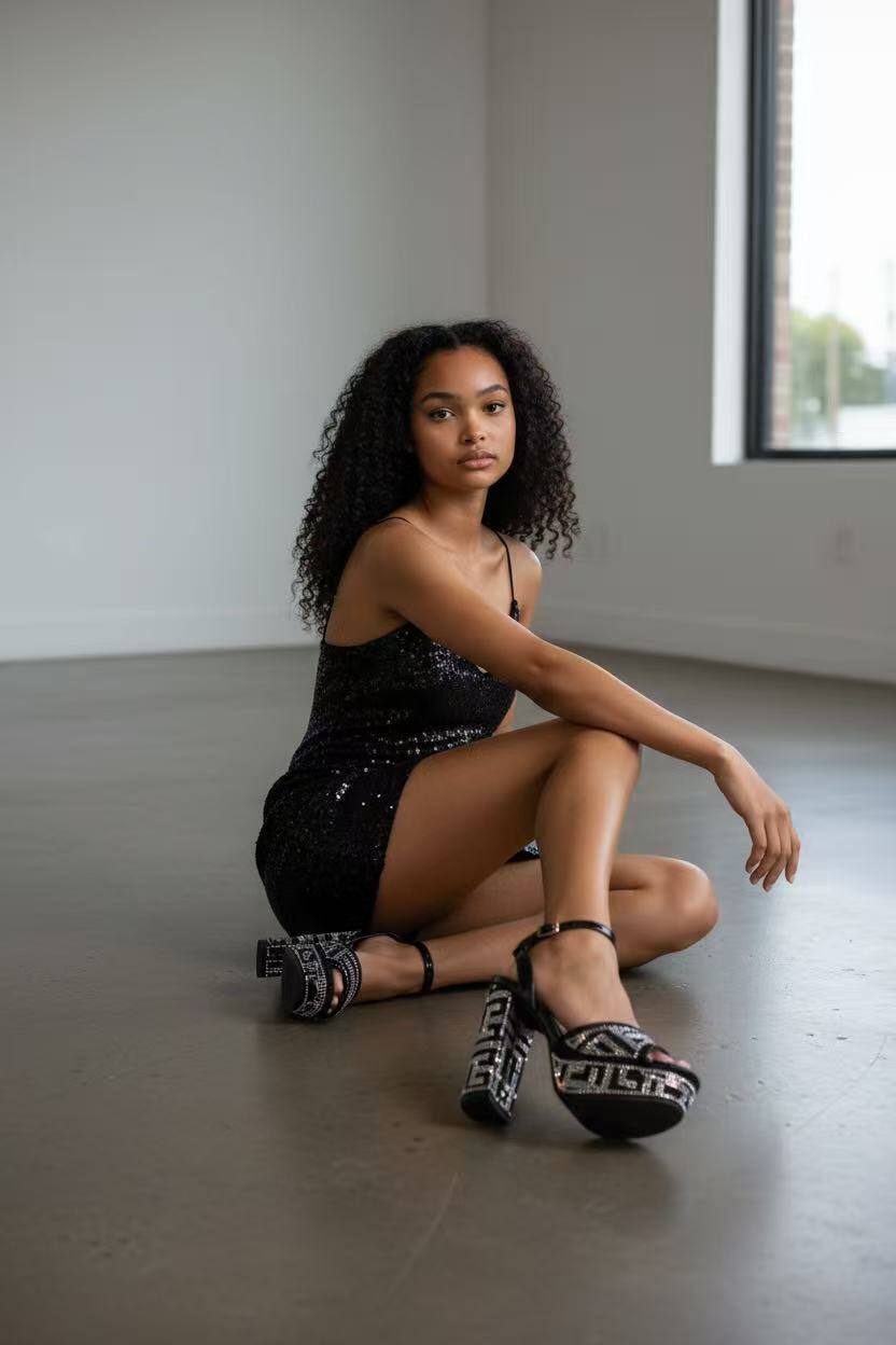 Sandale femme automne/hiver, 100% synthétique, idéale pour un confort stylé, fabriquée en Chine.