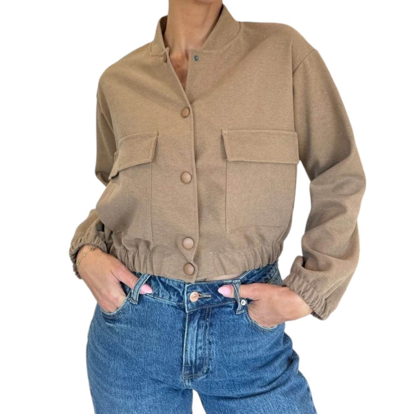 Wholesaler SEVEN SEPT - Mid-Season Bomber Jacket.
