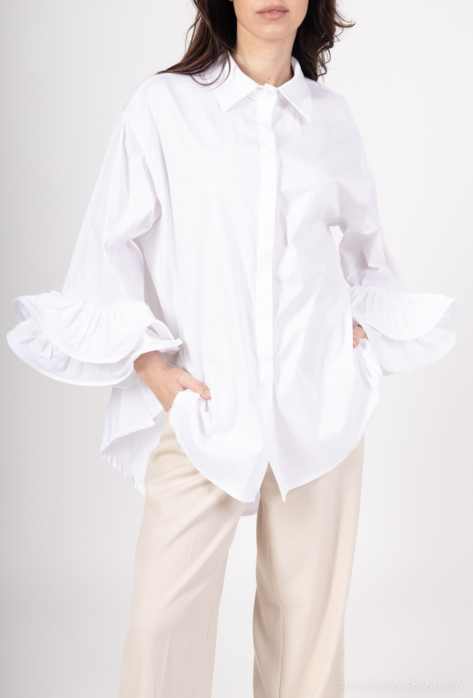 Wholesaler SEVEN SEPT - Ample shirt with a special sleeve design
