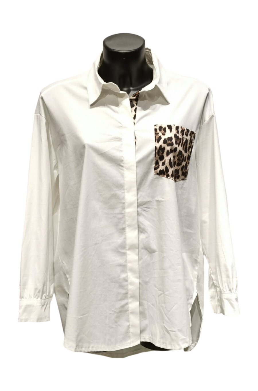Wholesaler SEVEN SEPT - Shirt with Pocket Pattern Small Leopard