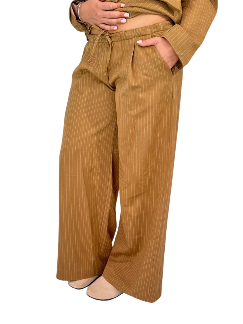 Wholesaler SEVEN SEPT - flowy, wide-leg pants for autumn