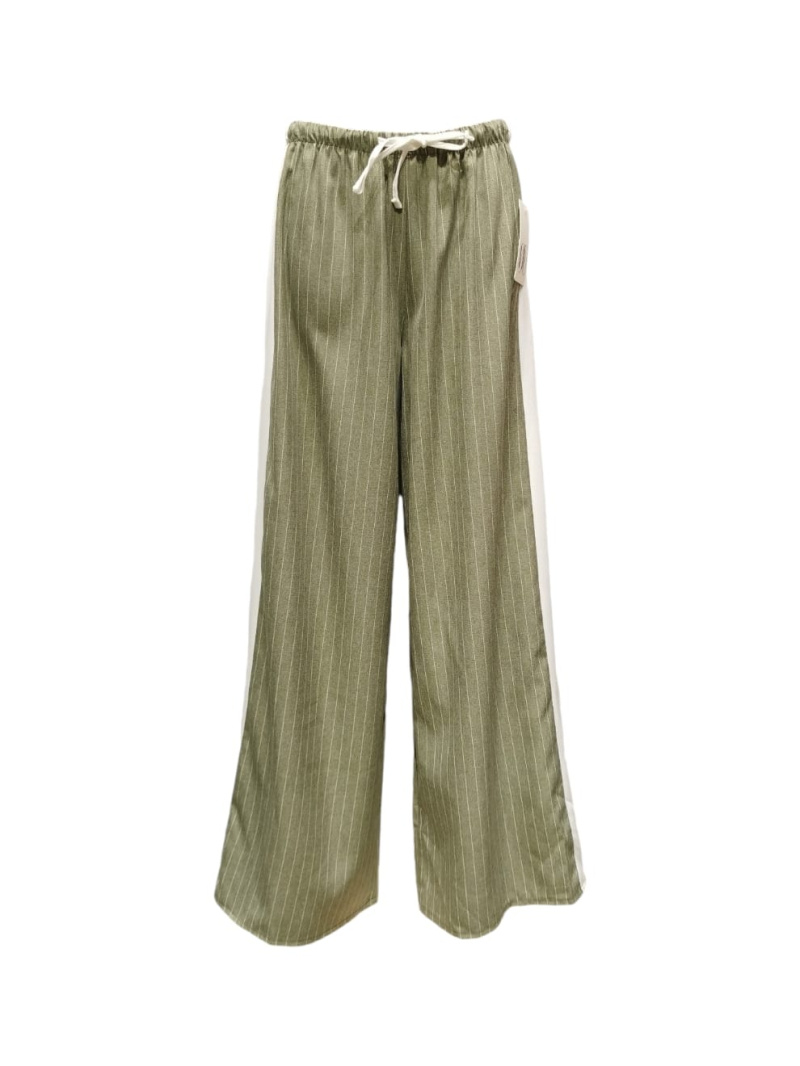 Wholesaler SEVEN SEPT - Trendy striped pants, length 110 cm