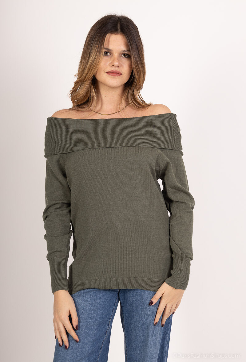 Wholesaler SEVEN SEPT - Off-the-shoulder sweater.