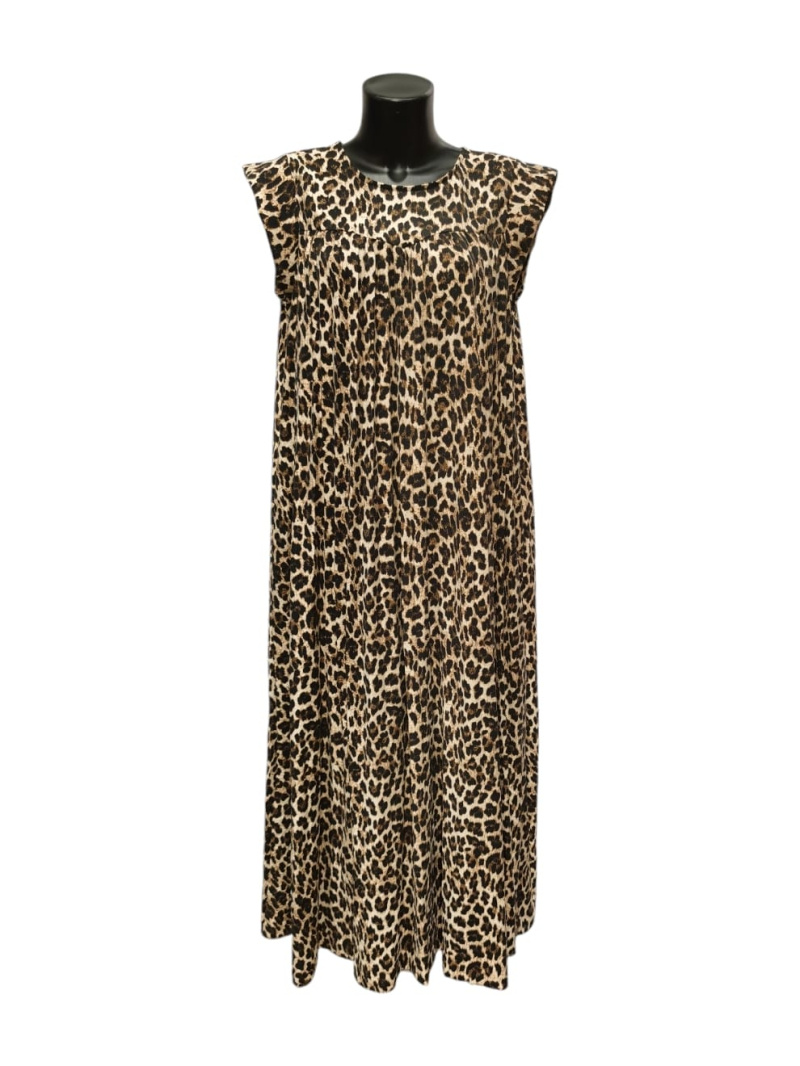 Wholesaler SEVEN SEPT - A-line leopard print dress
