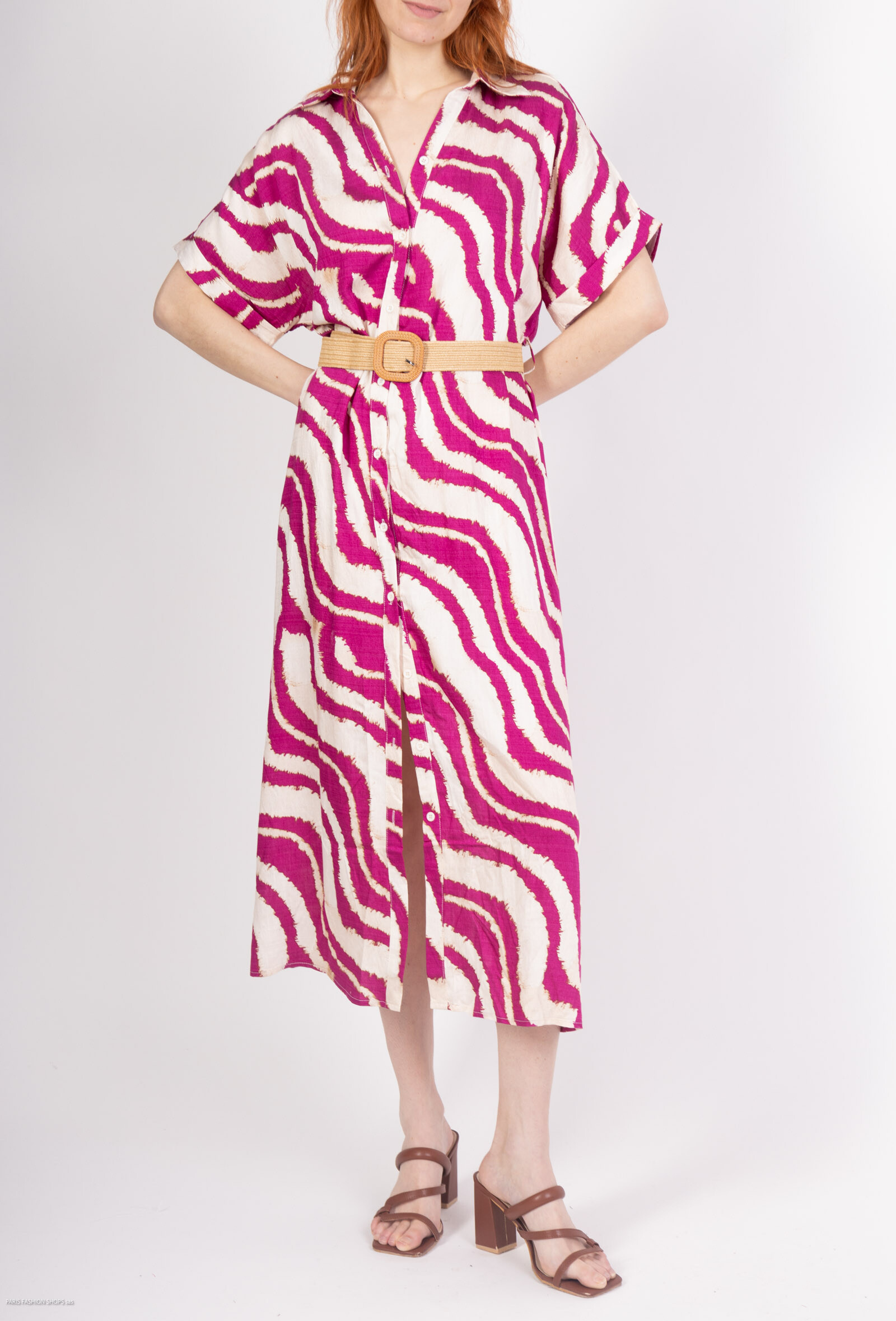 Wholesaler SEVEN SEPT - Short sleeve pattern dress