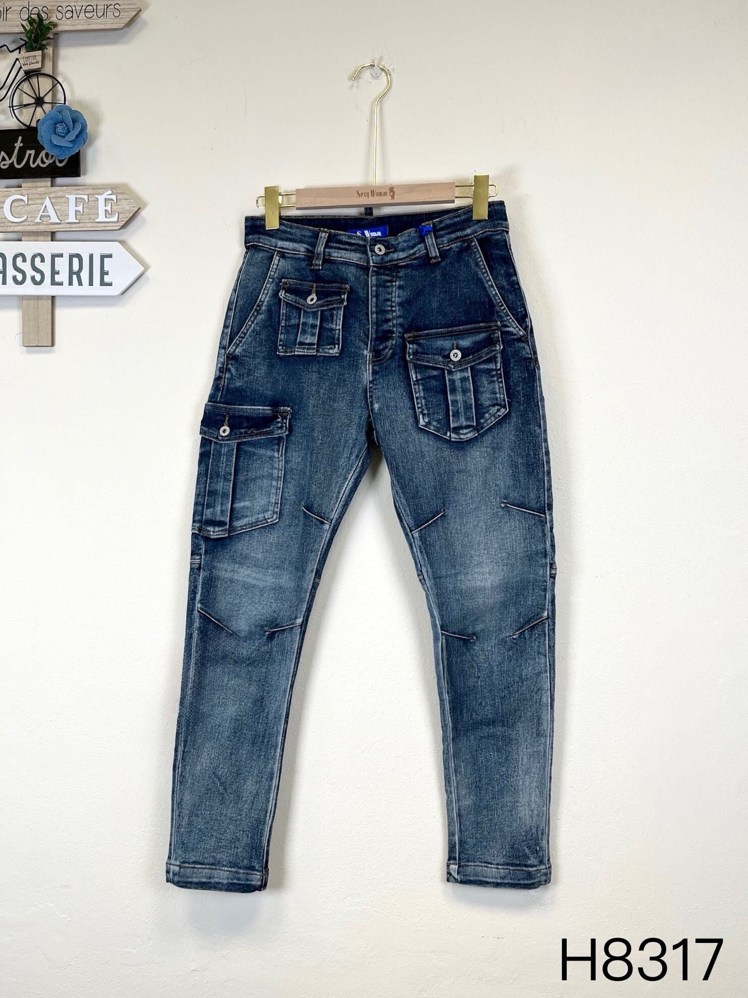 Wholesaler Sexy Woman - New for winter, boyfriend jeans, blue, original design, street style.