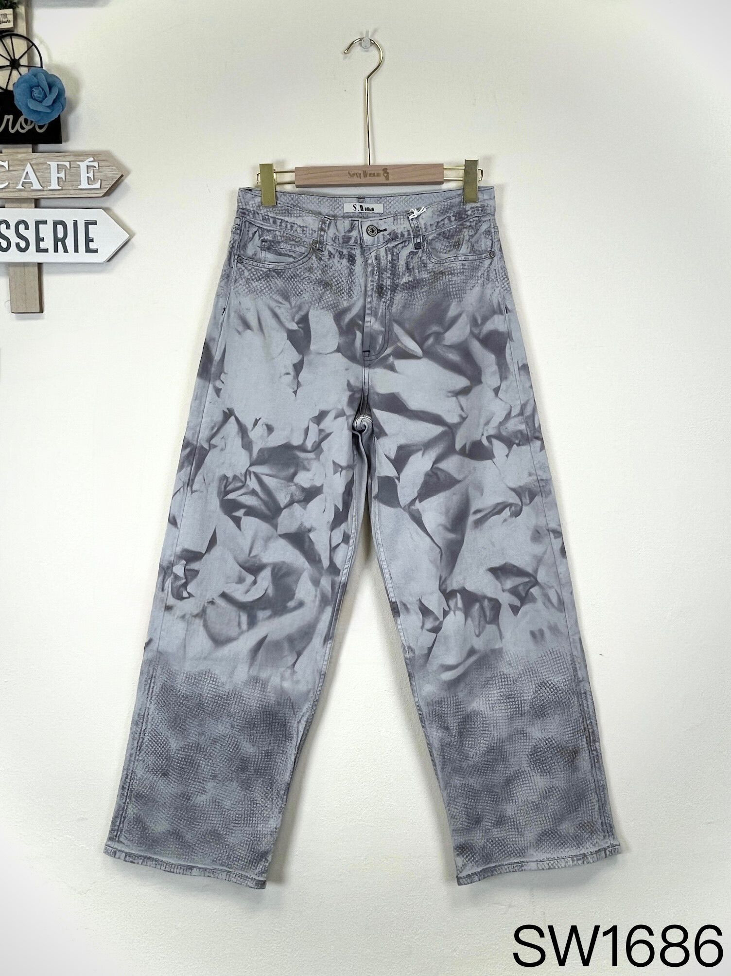 Wholesaler Sexy Woman - New winter style, long wide-leg jeans