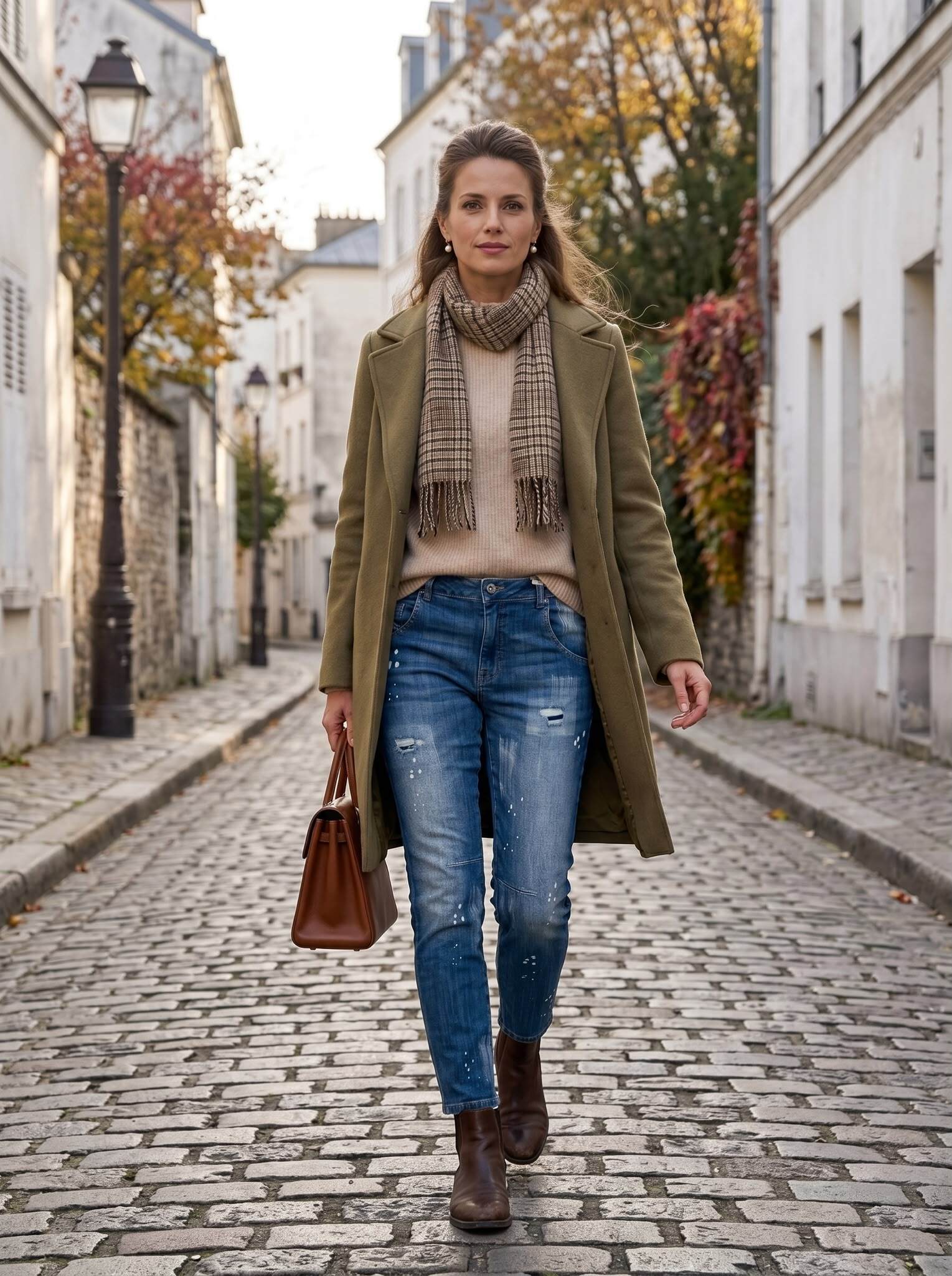 Wholesaler Sexy Woman - New winter style, boyfriend jeans, ripped design, gradient color, trendy and versatile
