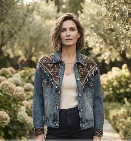 Großhändler Sexy Woman - Retro-Jeansjacke