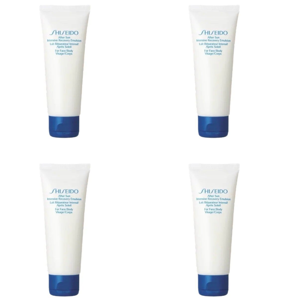 Mayorista Shiseido - 75ml*4 Shiseido - Leche Reparadora After Sun para Rostro y Cuerpo