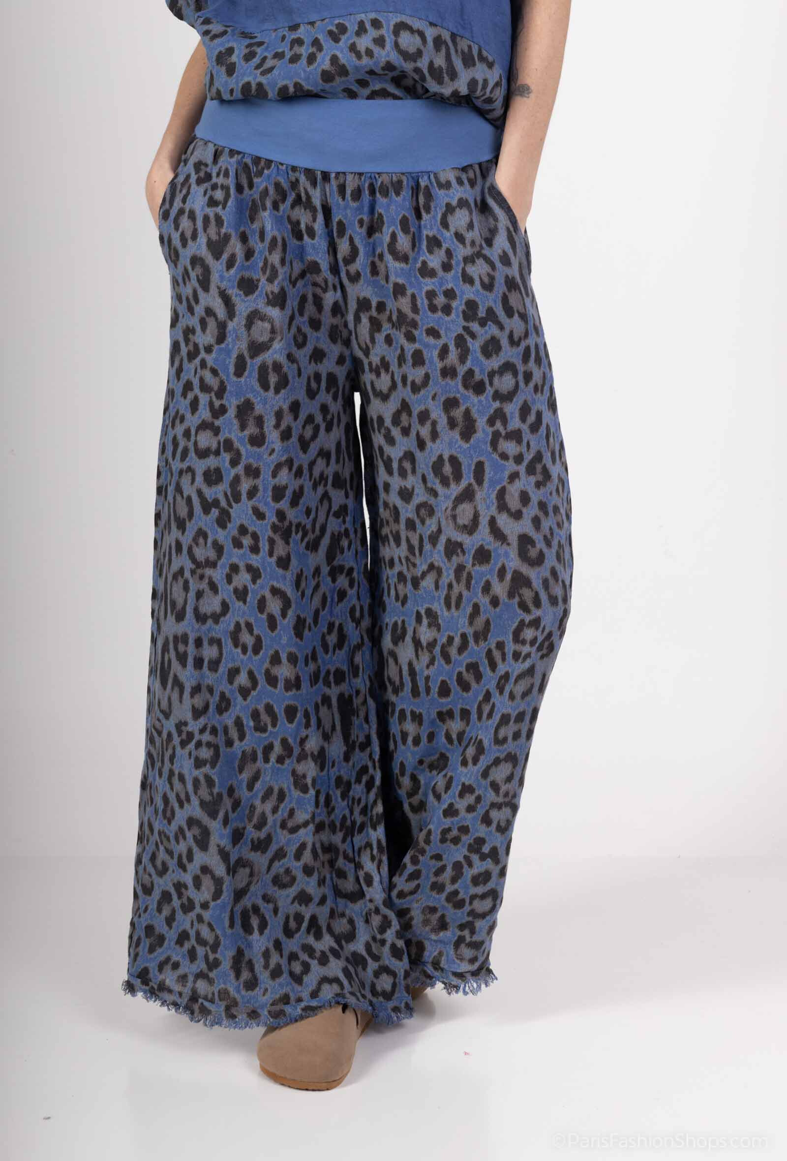 Wholesaler SHYLOH - Printed linen pants