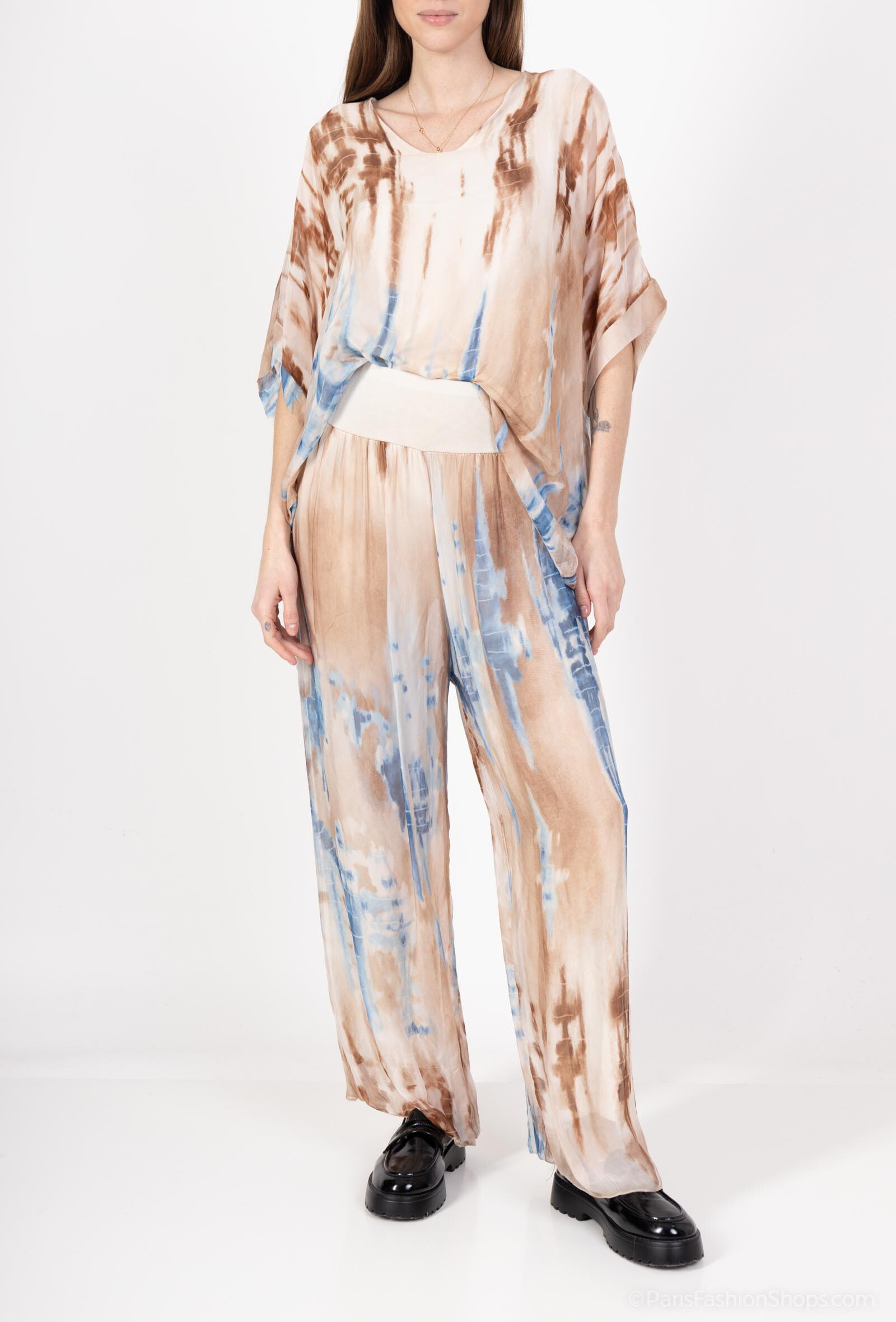 Wholesaler SHYLOH - Printed silk pants