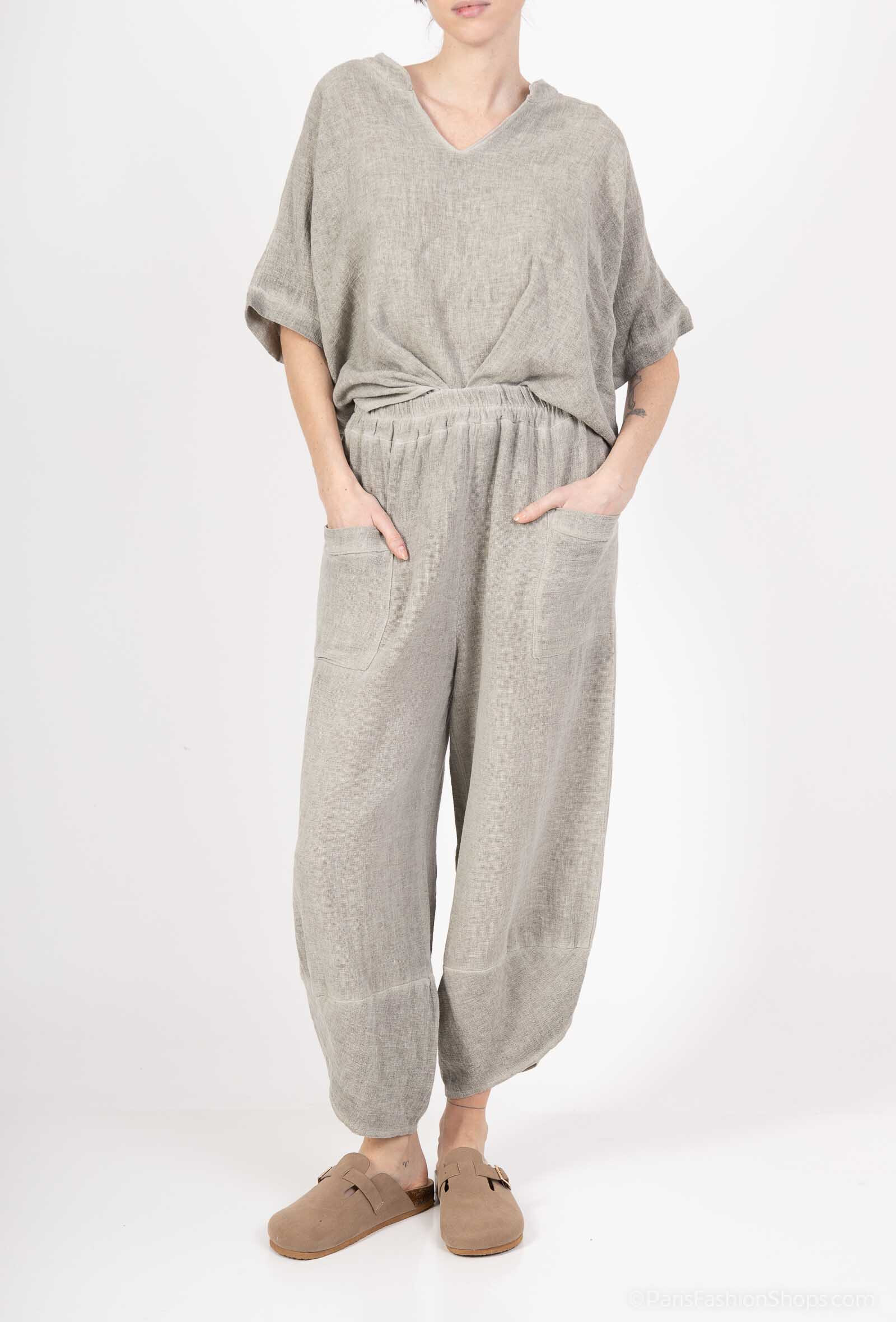 Wholesaler SHYLOH - Cotton linen pants